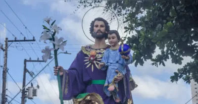 Fé e devoção marcam o Dia de São José, celebrado com missas e procissões em paróquias de Belém nesta quinta-feira (19).