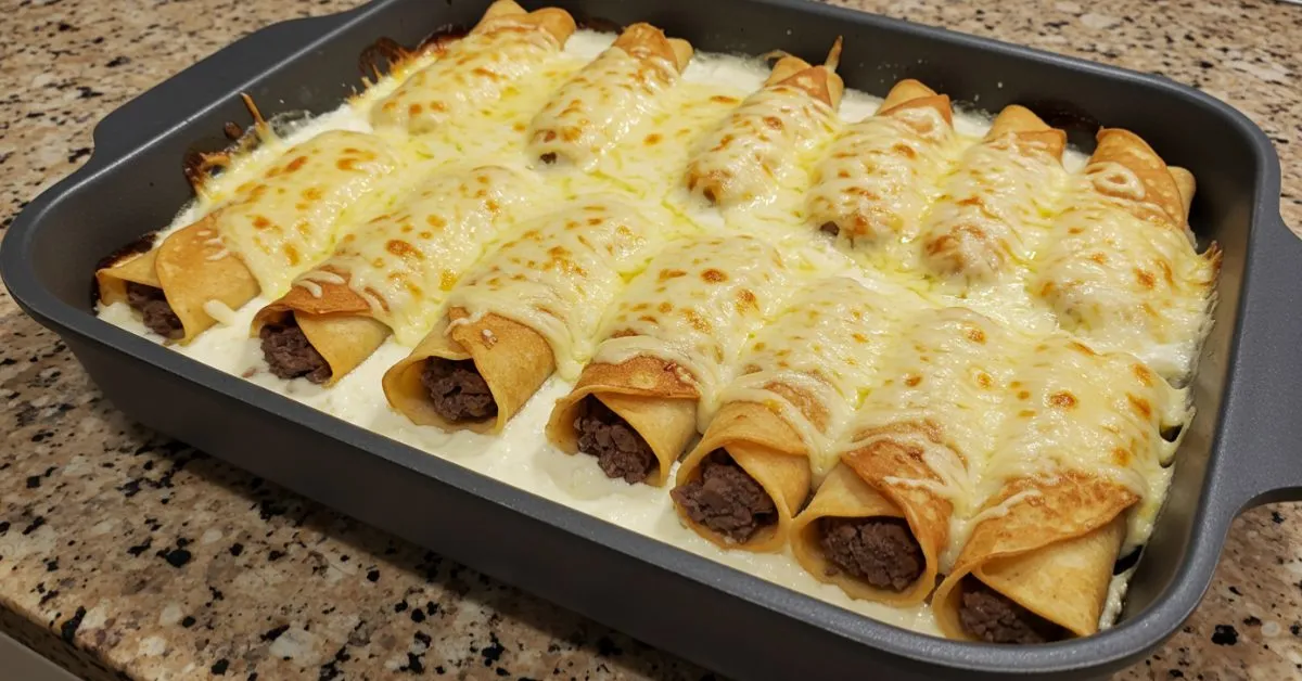 Imagem ilustrativa da notícia: Panqueca gratinada com molho branco vira queridinha; saiba como fazer
