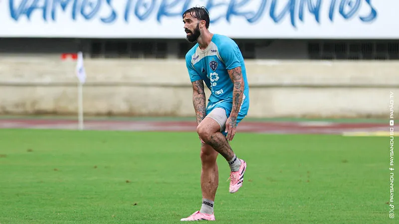 Imagem ilustrativa da notícia: Matheus Vargas enaltece retorno ao Paysandu após quase 10 meses