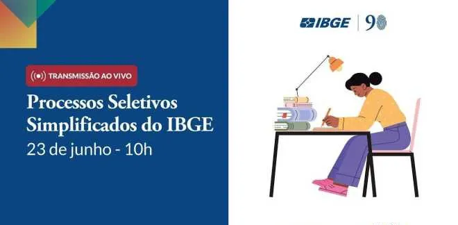 Imagem ilustrativa da notícia: 10 mil vagas: IBGE faz live nesta terça (23/06) sobre concursos 