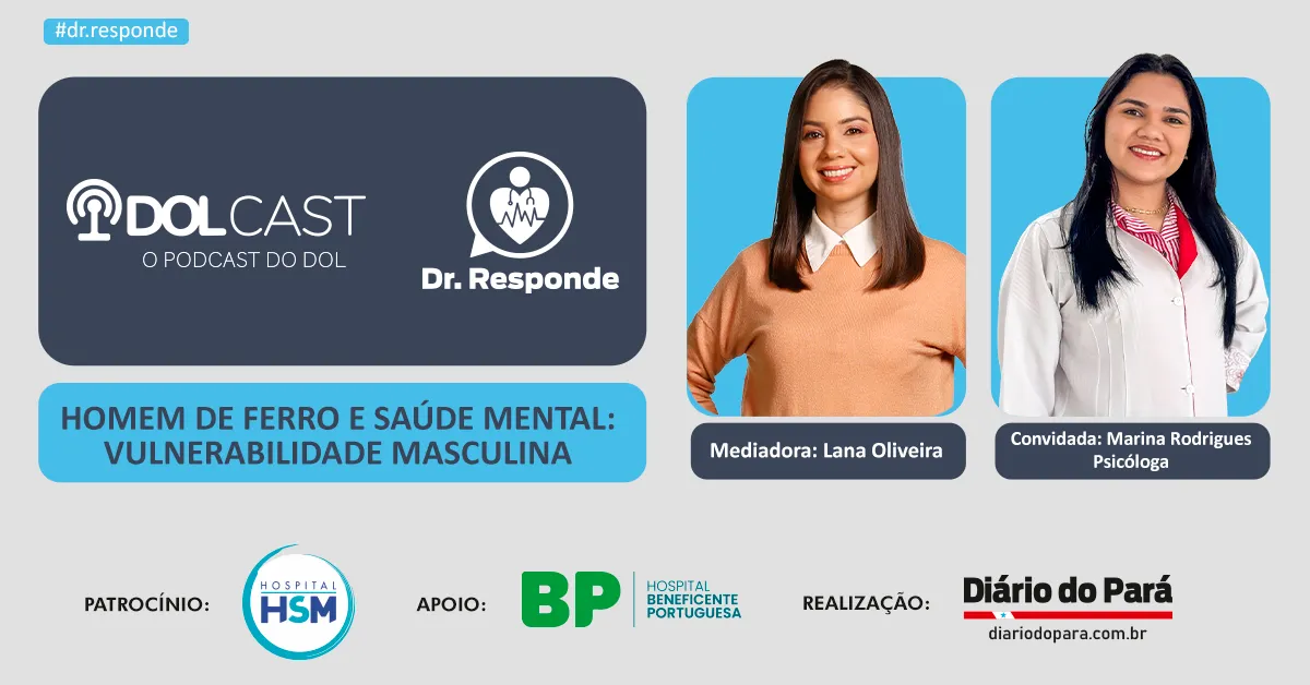 Imagem ilustrativa do podcast: Homem de Ferro e Saúde Mental: Vulnerabilidade Masculina
