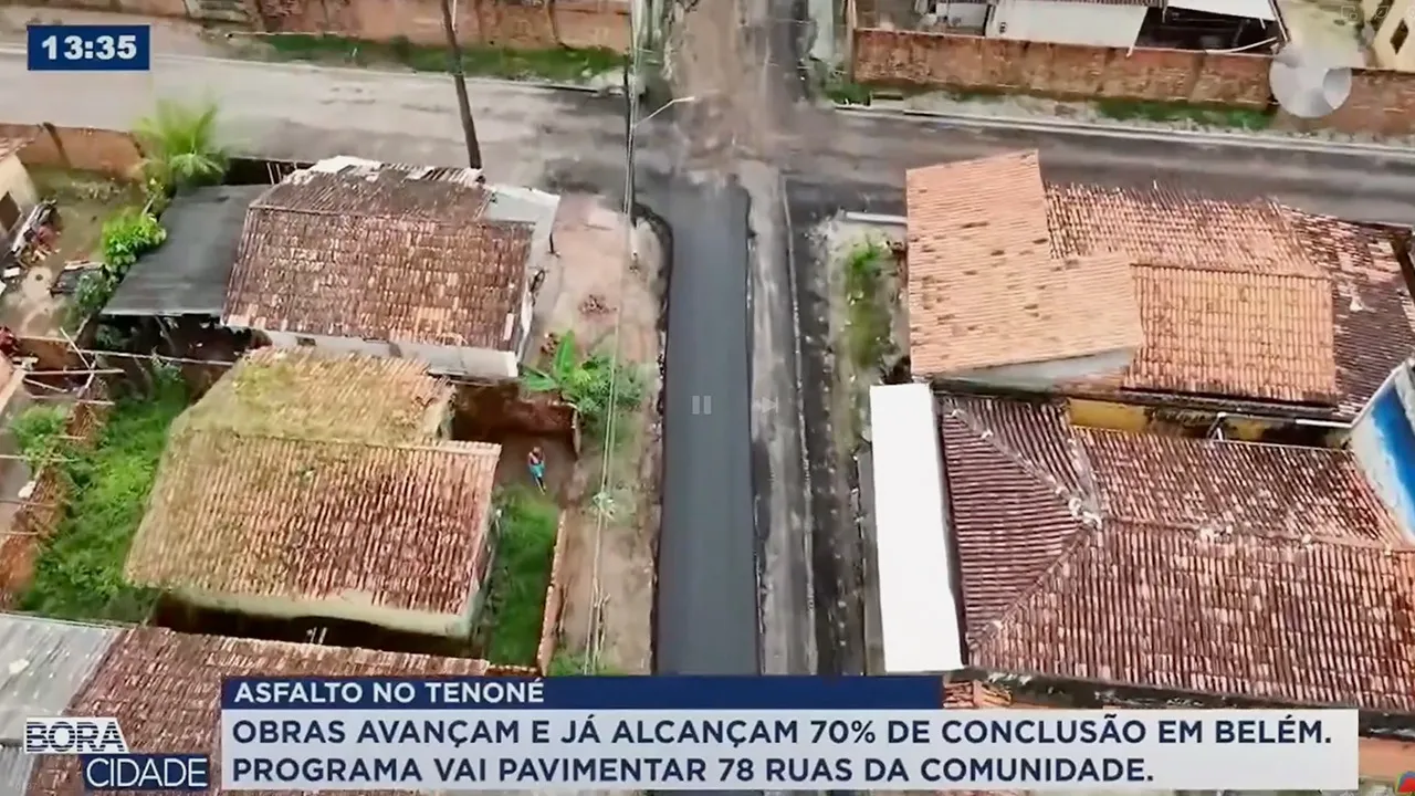 Imagem ilustrativa da notícia: Governadora Hana visita obras de pavimentação no bairro do Tenoné