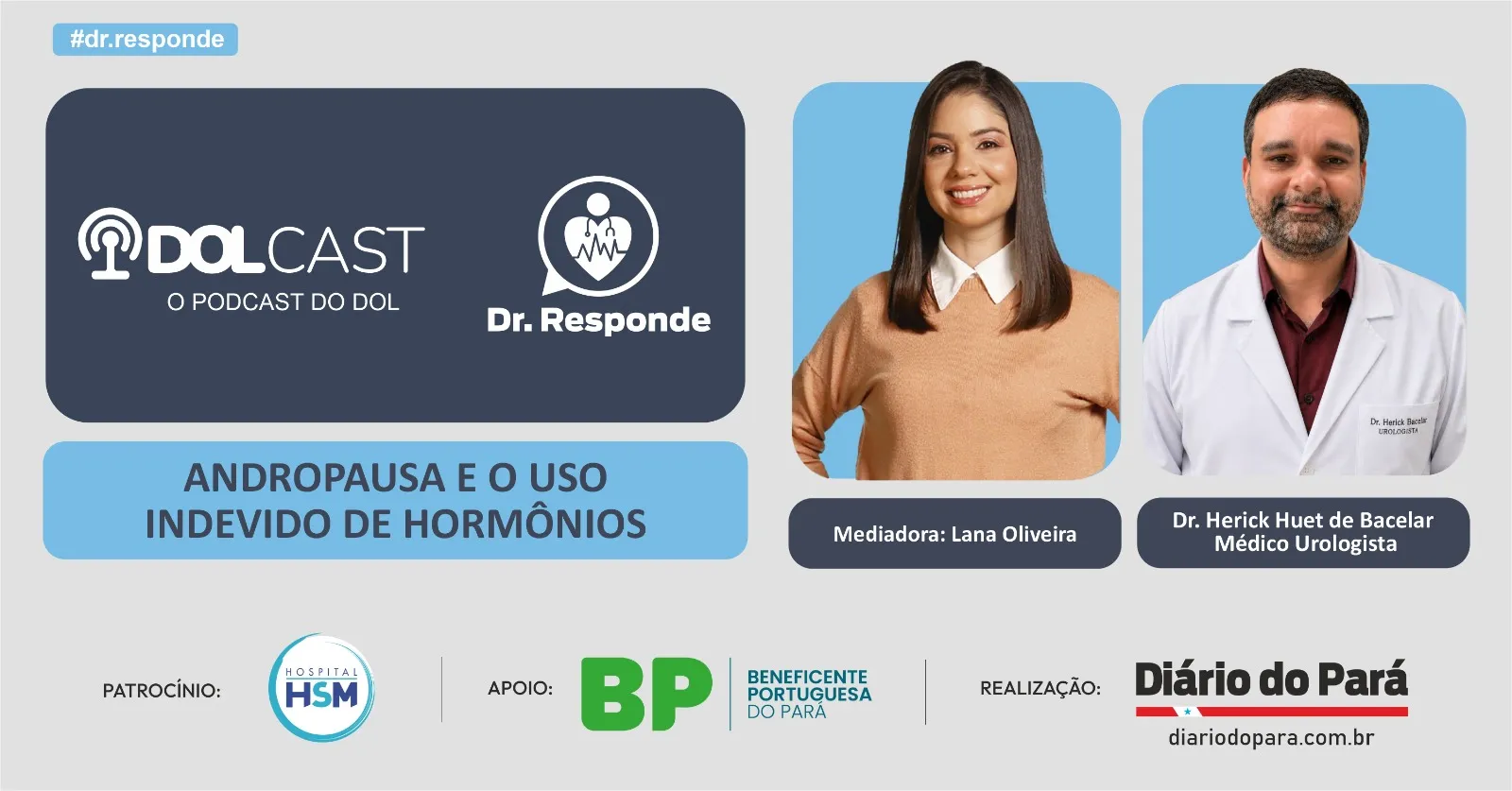 Imagem ilustrativa do podcast: Especialista explica sintomas da Andropausa e o uso indevido de hormônio