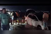 Carro é Pegos pela Maré em Salinópolis