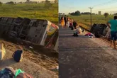 O acidente ocorreu na madrugada da última quarta-feira (3).