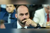 O STF inicia o julgamento de Eduardo Bolsonaro por coação à Justiça. Entenda as implicações desse processo.