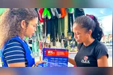 As equipes distribuíram brindes personalizados com informativos sobre os riscos da eletricidade.