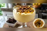 O equilíbrio entre o doce do leite condensado e a acidez natural do maracujá cria um sabor refrescante.