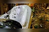 Apesar do susto, não houve feridos e os danos foram apenas materiais.