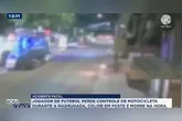 Socorro foi acionado por duas jovens que presenciaram a colisão