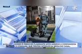 Agentes da polícias entraram no imóvel com a autorização da companheira do suspeito e da cunhada.