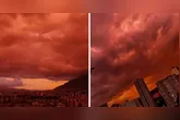 Vídeos foram compartilhados por moradores de Caracas nas redes sociais
