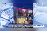 Família afirma que estabelecimentou não entrou em contato após o desabamento do piso, o que levou a procurar um advogado e registrar um BO