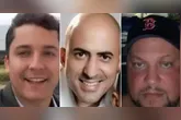 As três vitimas que morreram no acidente aéreo