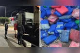 Policiais encontraram a droga após abordagem ao motorista do caminhão