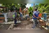 Os serviços de reconstrução na ponte do Galo estão adiantados