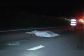 O motociclista colidiu de frente com o ônibus e morreu na BR-010