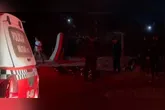 O corpo da vítima ficou jogado no meio da rua, em Novo Progresso