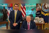 Em audiência pública, Flávio Bolsonaro pediu que não haja tarifas ao Brasil no momento.