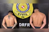 Suspeitos de participação em latrocínio são presos em operação da Polícia Civil em Belém.