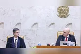 O procurador-geral da República, Paulo Gonet, e o ministro Alexandre de Moraes