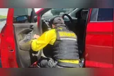 Carro com placa clonada foi apreendido pelo Detran em Salinópolis após alerta do sistema de videomonitoramento.