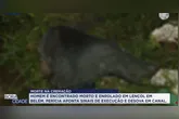 Corpo foi retirado de um canal na Sacramenta pelo Corpo de Bombeiros durante a manhã; área foi isolada para os trabalhos da perícia.