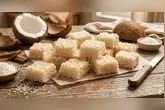 A receita de cocada caseira tradicional leva poucos ingredientes e garante textura crocante por fora e macia por dentro.
