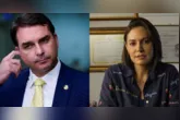 Flávio Bolsonaro divulgou um pedido público de desculpas à ex-primeira-dama Michelle Bolsonaro após ser acusado por ela de desrespeito e de lhe dar uma "punhalada".