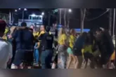 Até o momento não foi divulgado o motivo da confusão da noite deste domingo (5).