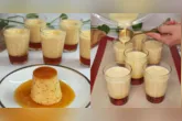 Cada copo recebe caramelo próprio, o que garante apresentação elegante na hora de servir.