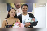 Os primeiros gêmeos do novo Anita Gerosa nasceram na semana em que o hospital completa um mês após a retomada do atendimento à população.