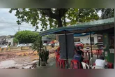 A dupla de criminosos rendeu uma família que almoçava tranquilamente na Avenida Rômulo Maiorana, em Belém.