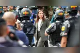 Ao tomar posse, a governadora Hana Ghassan ressaltou a segurança pública como uma das prioridades da gestão.