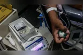 IHEBE mobiliza voluntários para reforçar os estoques e atender paciente internado no Hospital Saúde da Mulher.