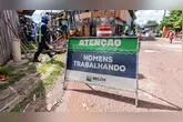 Prefeitura de Belém entrega obra de drenagem e pavimentação na rua Nova da Terra Firme, melhorando a infraestrutura urbana.