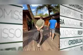 O suspeito foi preso na pousada onde estava hospedada