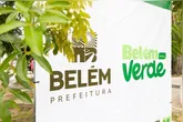 O prefeito de Belém, Igor Normando, participou do lançamento do jardim