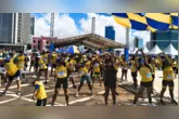 Com atividades esportivas, espaço infantil, aulas de dança, yoga e atrações para todas as idades, o Festival Vamos Passear movimenta o Portal da Amazônia neste domingo (21).