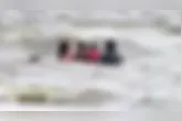 Quatro crianças foram arrastadas pela correnteza, em momentos distintos, mas foram resgatadas