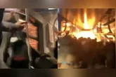 Um incêndio em um trem causou a paralisação das linhas ferroviárias em São Paulo, resultando em superlotação e dificuldades para os passageiros.