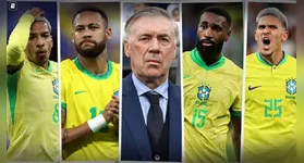 O técnico Carlo Ancelotti abriu o jogo ao jornal The Athletic e confirmou que a espinha dorsal da Seleção Brasileira para a Copa do Mundo de 2026 já está desenhada.