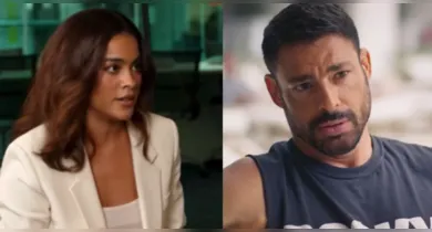 Imagem ilustrativa da notícia: Pela 1ª vez, Bella Campos expõe briga em novela e detona Cauã Reymond