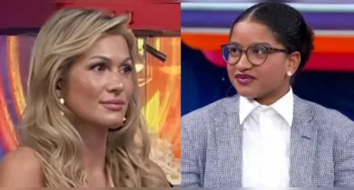 Imagem ilustrativa da notícia: Lívia Andrade faz caras e bocas e detona Milena após Domingão