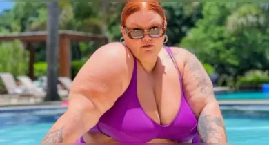 Imagem ilustrativa da notícia: Thais Carla impressiona com antes e depois após perder 100 kg