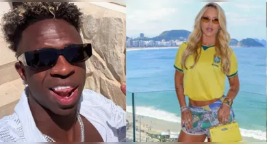 Imagem ilustrativa da notícia: Vini Jr. sai em defesa de Virginia após ataques no Maracanã