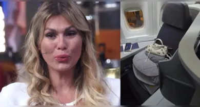 Imagem ilustrativa da notícia: Um ano após pane em avião, Lívia Andrade vive pesadelo novamente