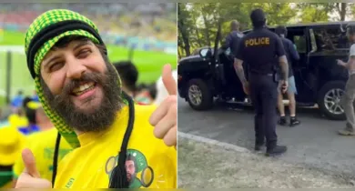 Imagem ilustrativa da notícia: Diogo Defante é detido nos EUA durante cobertura da Copa; veja vídeo
