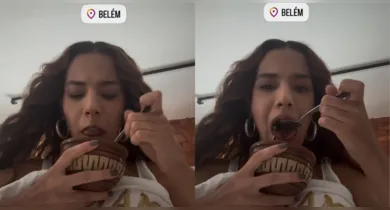 Imagem ilustrativa da notícia: Em Belém, Marina Sena se encanta com tacacá: “É bom demais”