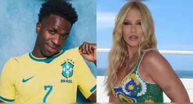 Imagem ilustrativa da notícia: Vini Jr. deixa comentário sugestivo em foto de Virginia; Veja!